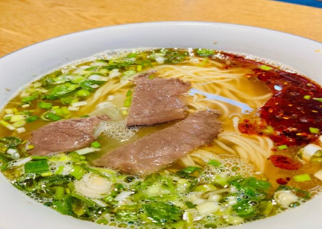 Lanzhou Lamian Noodles: Authentic Chinese Hand-Pulled Noodles